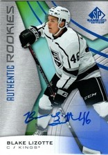 2019-20 UPPER DECK  GAME USED AUTHENTIC ROOKIES AUTO #137 BLAKE LIZOTTE