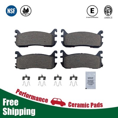 Rear Ceramic Brake Pads Set for Ford Escort Mazda Miata Protege Mercury Tracer