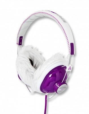 IFROGZ EarPollution Throw Bax - Purple - Design Kopfhörer Retro Look
