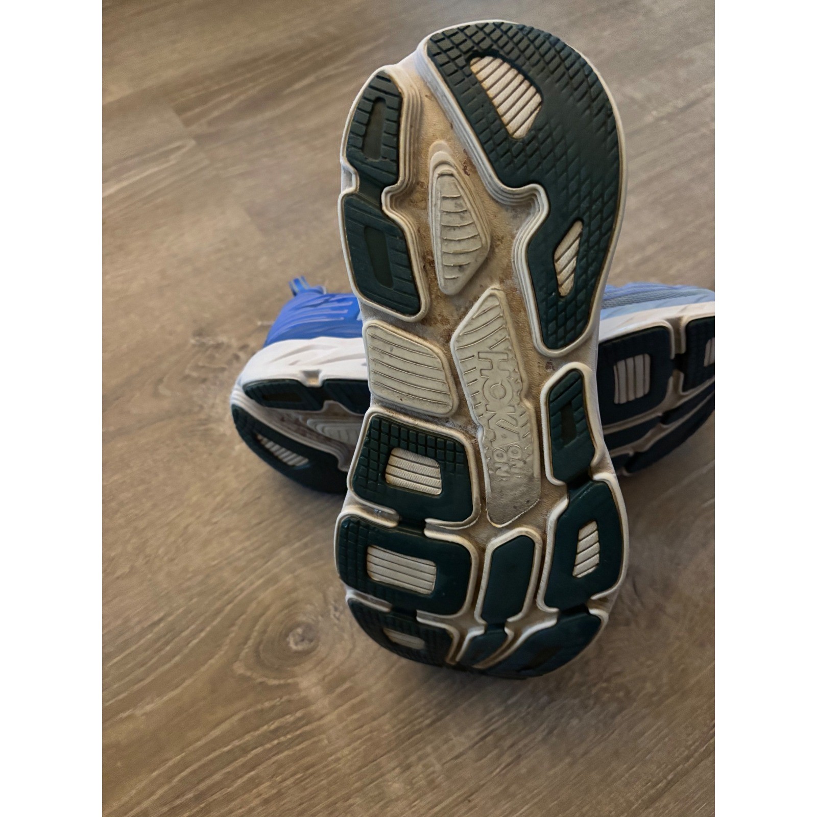 Hoka Bondi 6 Women's Running Shoes Blue Comfort Sneakers 10.5 READ DESCRIPTION thumbnail 4