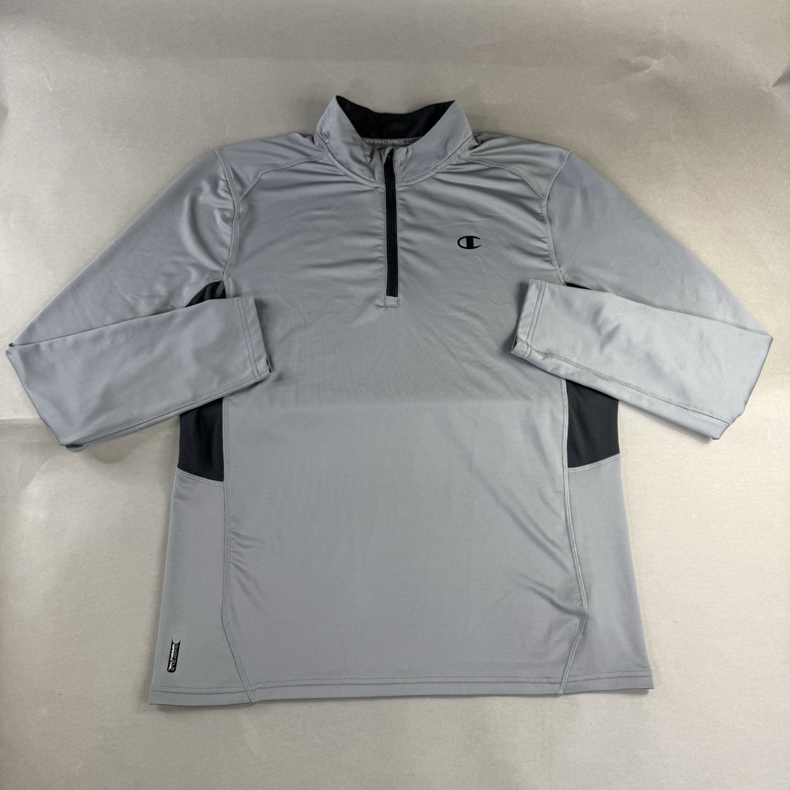 Champion Performance Sweater Medium Men Gray Pull… - image 3