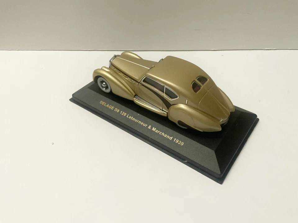 1/43 1939 Delage D8 120 Letourneur & Marchand IXO MUSEUM MUS010 - Image 4 of 4