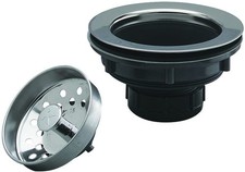 PLUMB PAK PP66-5 Plastic Kitchen Basket Strainer w/ Stainless Steel Rim Basket