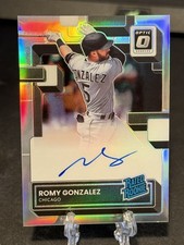 2022 Romy Gonzalez Donruss Optic #RRS-RG Rated Rookie Auto Chicago