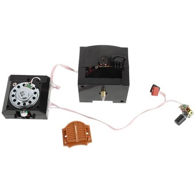 VOSAREA Cuckoo Wall Clock Movement Quartz 8.20X7.30X4.20CM, Black 