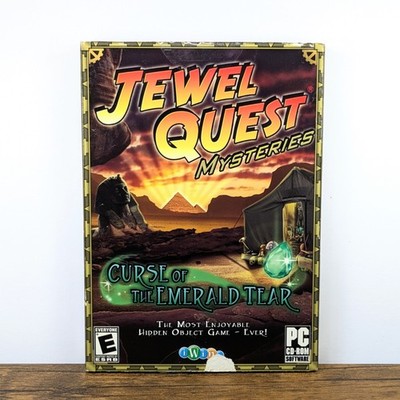 2008 CD-ROM - Jewel Quest Mysteries: Curse of the Emerald Tear, PC Windows