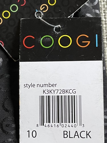 COOGI Tank Top or Swim Coverup Girls Size 10 New With Tags Black Semi Sheer - Picture 5 of 9