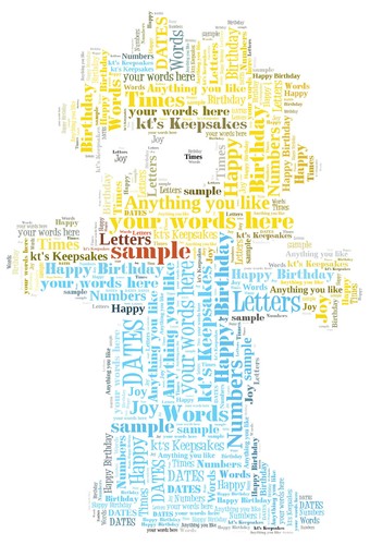 palabra arte regalo personalizado recuerdo cumpleaños simpsons maggie bart lisa - Imagen 4 de 4