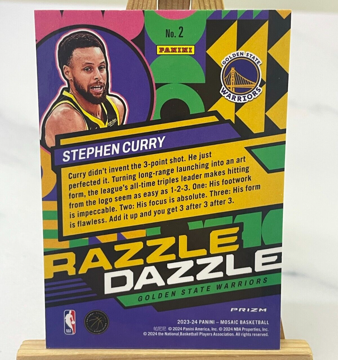 2枚セットStephen Curry Trading Card #61 #62 NBA-2021-22-Instant-Basketball