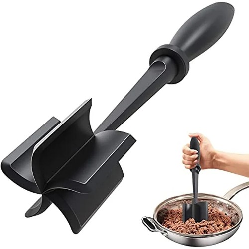Pampered Chef Mix Tritacarne Tritacarne Nero Nylon Frullatore Crumble Mixer Mashers - Foto 26 di 27