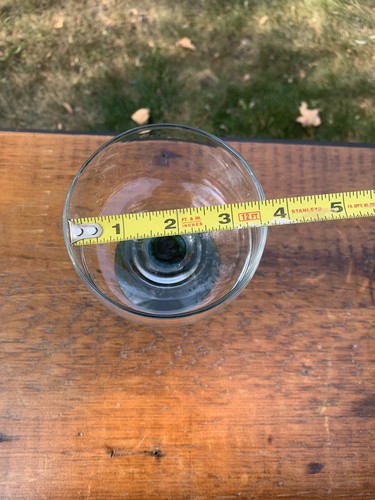 Libbey Cactus Margarita Glasses, Set Of 3, Clear & Green Glass, Made In USA 6 in - Picture 10 of 11