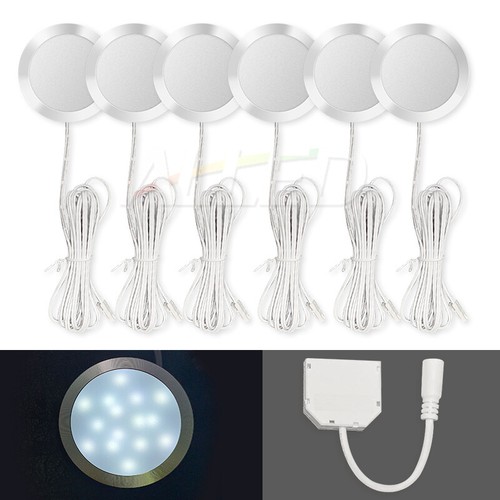 59mm 12v LED Interior Spot Lights Ultra Thin Under Cabinet Down Lamp Caravan RVs - Picture 4 of 17