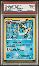 2013 POKEMON BLACK STAR PROMO VAPOREON #BW89 HOLO FOIL PSA 9 MINT #88098492