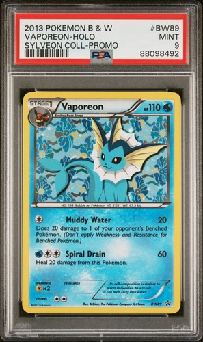 Vaporeon graded PSA 9 for sale on eBay