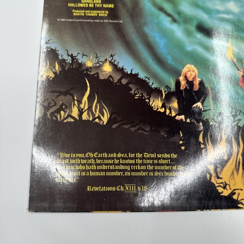 IRON MAIDEN The Number Of The Beast, EU 1982, EMI 1C06407608, LP Vinyl OIS - Picture 11 of 18