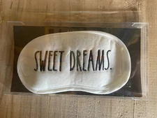 New in Box RAE DUNN Sleep- SWEET DREAMS - White with Black Lettering