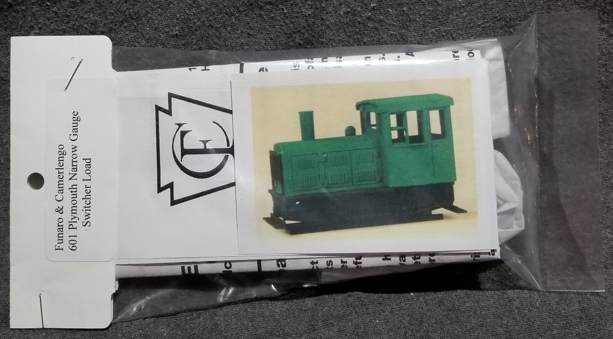 Funaro F&C 601 PLYMOUTH Diesel YARD Switcher Narrow Gauge Funaro F&C 601 PLYMOUTH Diesel YARD Switcher Narrow Gauge