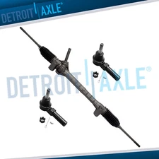 3pc Steering Rack and Pinion Outer Tie Rod Ends for Chevy Cobalt HHR G5 lon