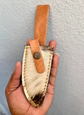 Handmade Leather knife sheath Fix Blade knife Loop Sheath Original Goat Skin