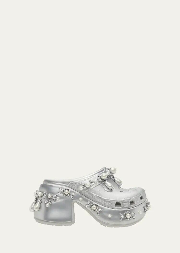 SIMONE ROCHA x Crocs Siren Spiked Clogs Men Size 7/ Women SIMONE ROCHA x Crocs Siren Spiked Clogs Men Size 7/ Women