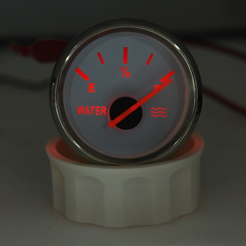 Indicatore serbatoio acqua 52 mm indicatore livello acqua + sensore livello 150 mm 0-190 ohm - Foto 4 di 13