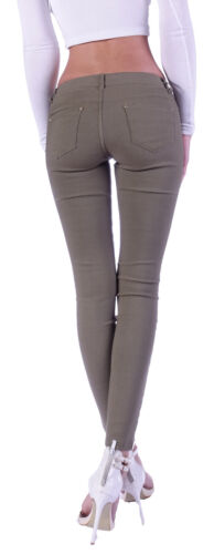 Damen Jeggings Jeans Leggings Hüftjeans Stoffhose Röhrenjeans MEGA STRETCH B55 - Bild 6 von 23