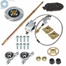 1"x 32" Go Kart ATV Rear Live Axle Kit Brake Assembly for Drift Trike Go Kart