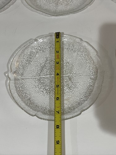 ARCOROC FRANCE ASPEN Set Of 4 Salad Plates 7.5” GLASS ROUND - Picture 6 of 6