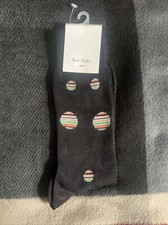 Image of Paul Smith Mens Black 'Multi Polka Dot' Socks One Size