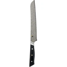 Miyabi 800DP Stainless Steel Bread Knife, Black. 9.4 Inches