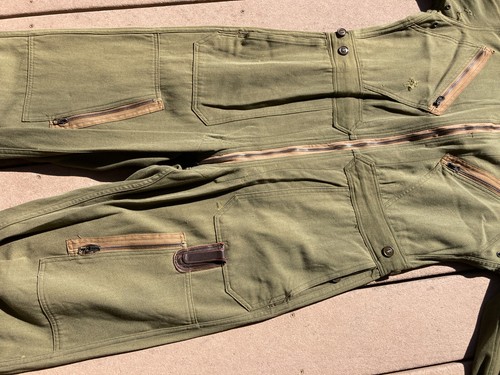 USAAF US Army Air Force L-1 Light Flight Suit Size Medium Reg - MFG H.D. Lee - Picture 4 of 16