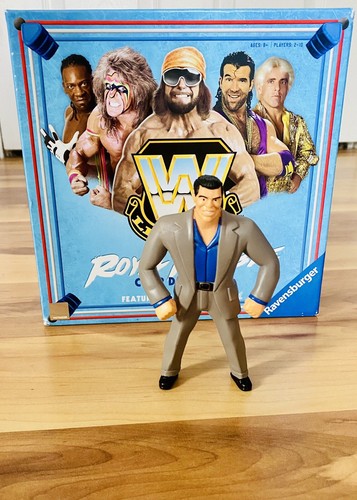 Vince McMahon BCA Rare WWF Bend Ems Wrestling Figu...