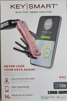 KeySmart Pro Ks411r Compact Key Organizer With Tile Smart Location
