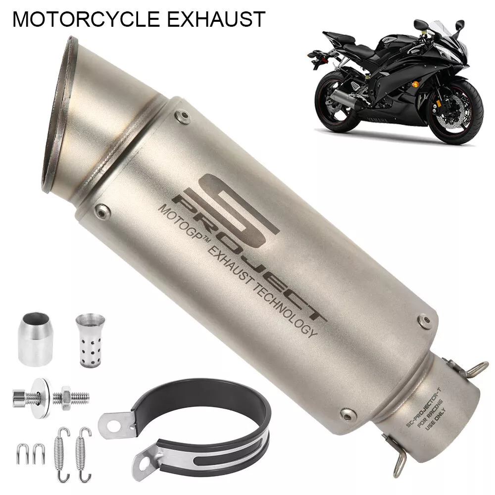 Universal slip 2024 on motorcycle exhaust