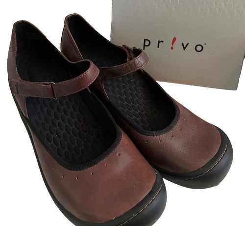 Chaussures Clarks Bendables Mary Janes Cuir Marron - US 9, Très Bon état