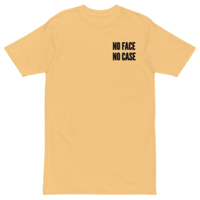 No Face No Case ski mask shirt. Goon Goon shirt. Men s premium heavyweight tee
