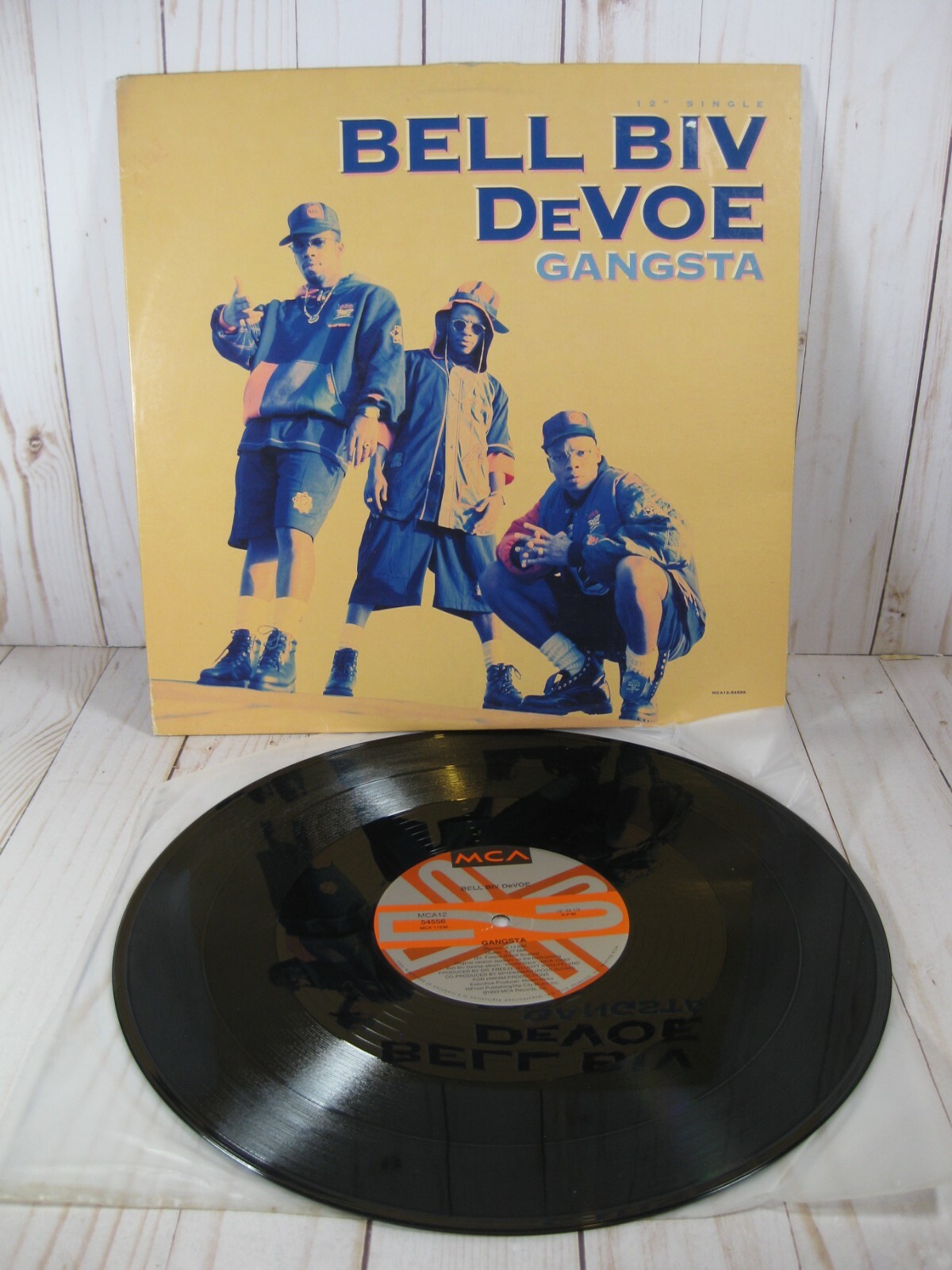 Bell Biv DeVoe - Gangsta (1993) Vinyl 12" Single • PROMO - VG