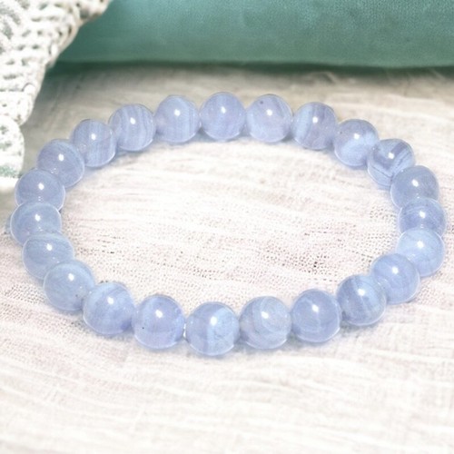 Pulsera de piedras preciosas naturales elástica elástica 6 mm 8 mm genuina hecha a mano para hombres y mujeres - Imagen 15 de 93
