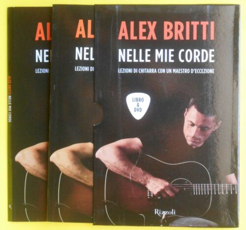 dvd + libro alex britti nelle mie corde lezioni di chitarra corso di chitarra gq - Foto 1 di 1