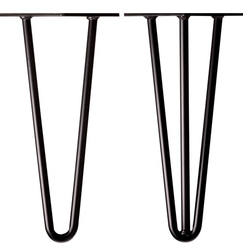 4x Haarnadelbeine EDELSTAHL Tischbeine SCHWARZ CHROM Tischgestell Hairpin Leg - Bild 15 von 32