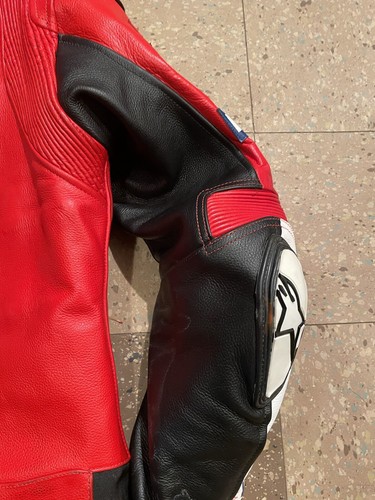 Leather Ducati Motorcycle Jacket Size 44 - Foto 17 di 24