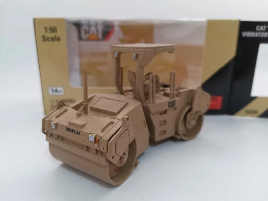 NORSCOT 1/50 Vibration Die Casting Asphalt Compaction Vehicle Scene Prop Model - Image 2 of 4