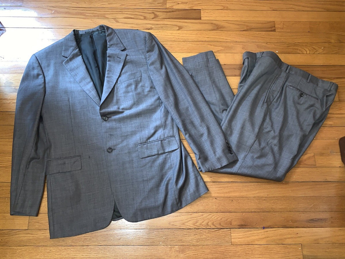 Prada Suit mens Grey Drop 8 100% Wool 54L | eBay