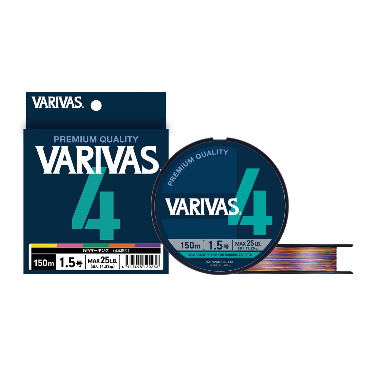 VARIVAS VARIVAS 4 200m #Marking, NEW standard 4Braid PE line