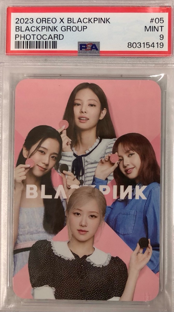 OREO X BLACKPINK GROUP PHOTOCARD #05 PSA 9 | eBay