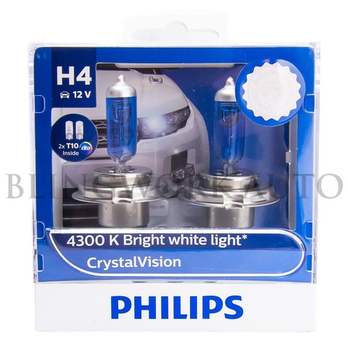 Philips H4 Crystal Vision KONIK H7 4750K Luz Blanca FORD FALCON BA BF FG XR6 - Imagen 2 de 11