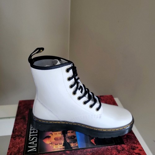 Dr. Martens ZAVALA Combat Boots - Dr. Martens | White, Black Shoelaces | Size US - Bild 5 von 10