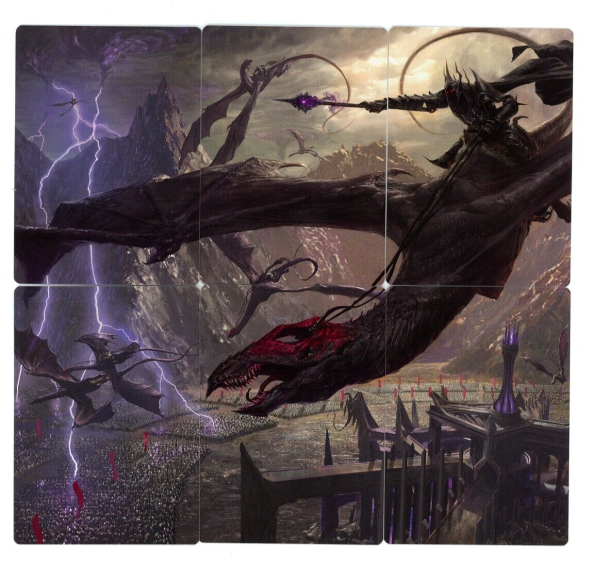 MTG - Flight Of The Witch-King Scene Art Cards Magic cards MTG