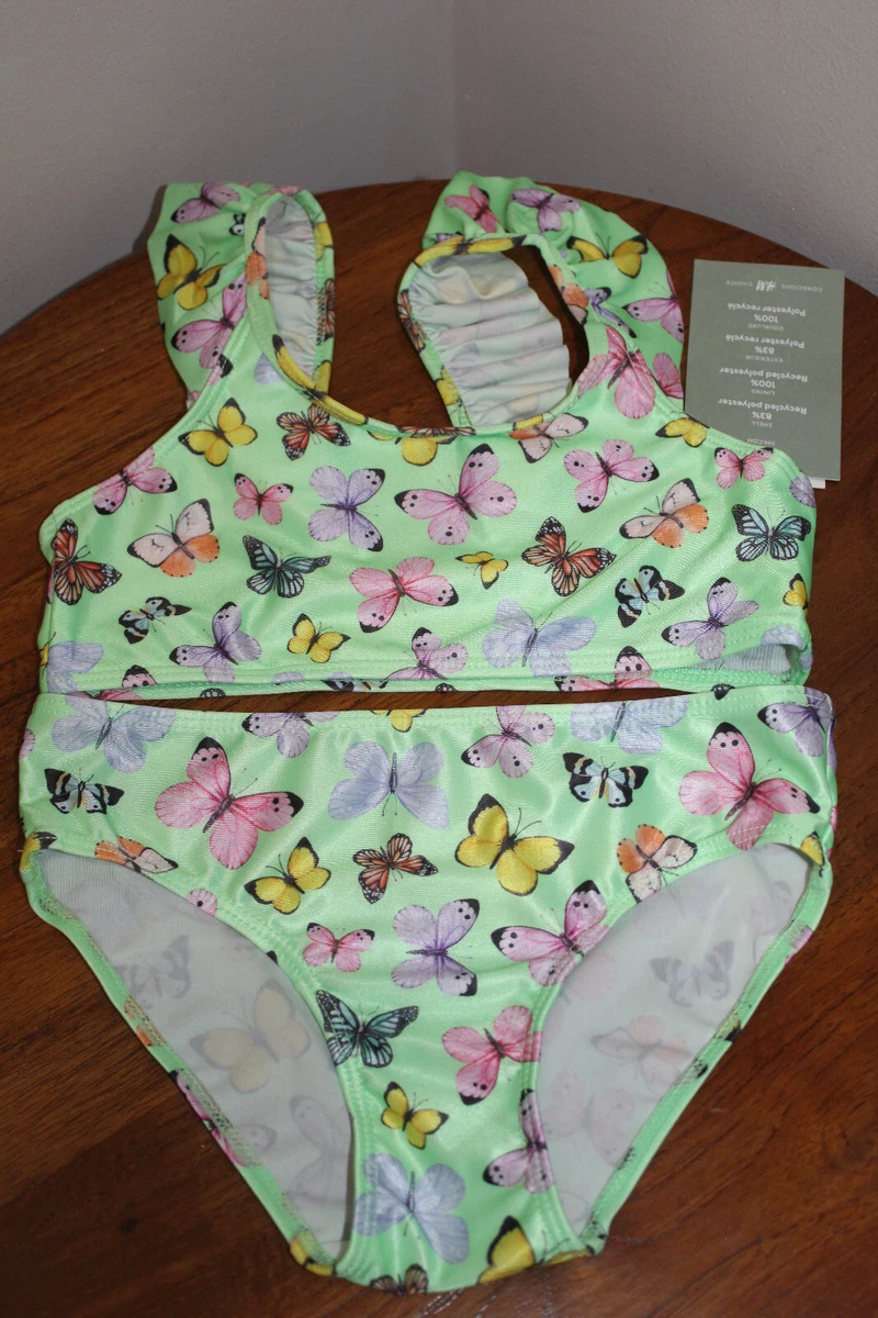 H M GIRLS SWIMSUIT 2 PIECE COMBO TANK TOP BIKINI BOTTOM