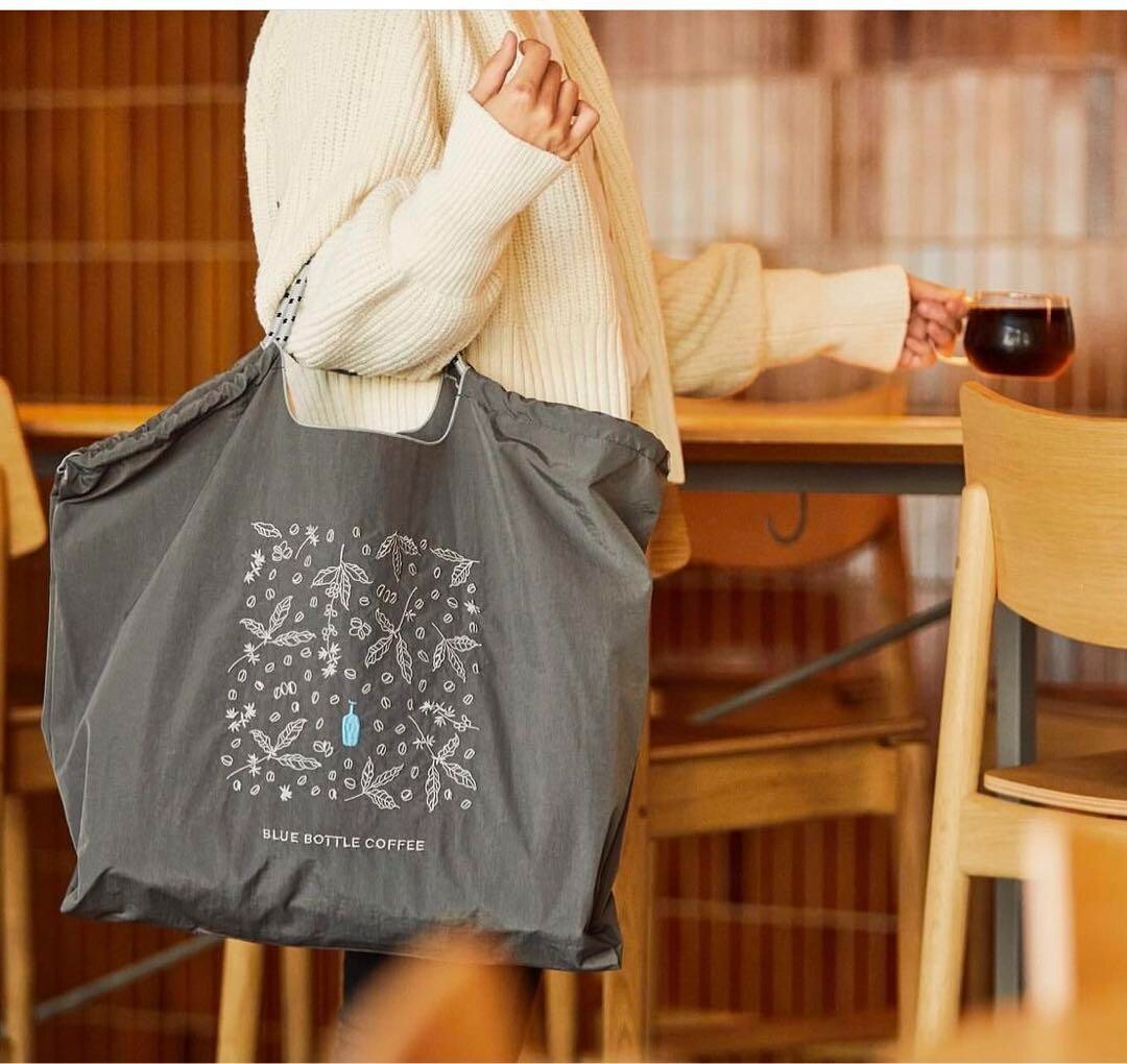 BALL & CHAIN x BLUE BOTTLE COFFEE Foldable Tote Eco Bag